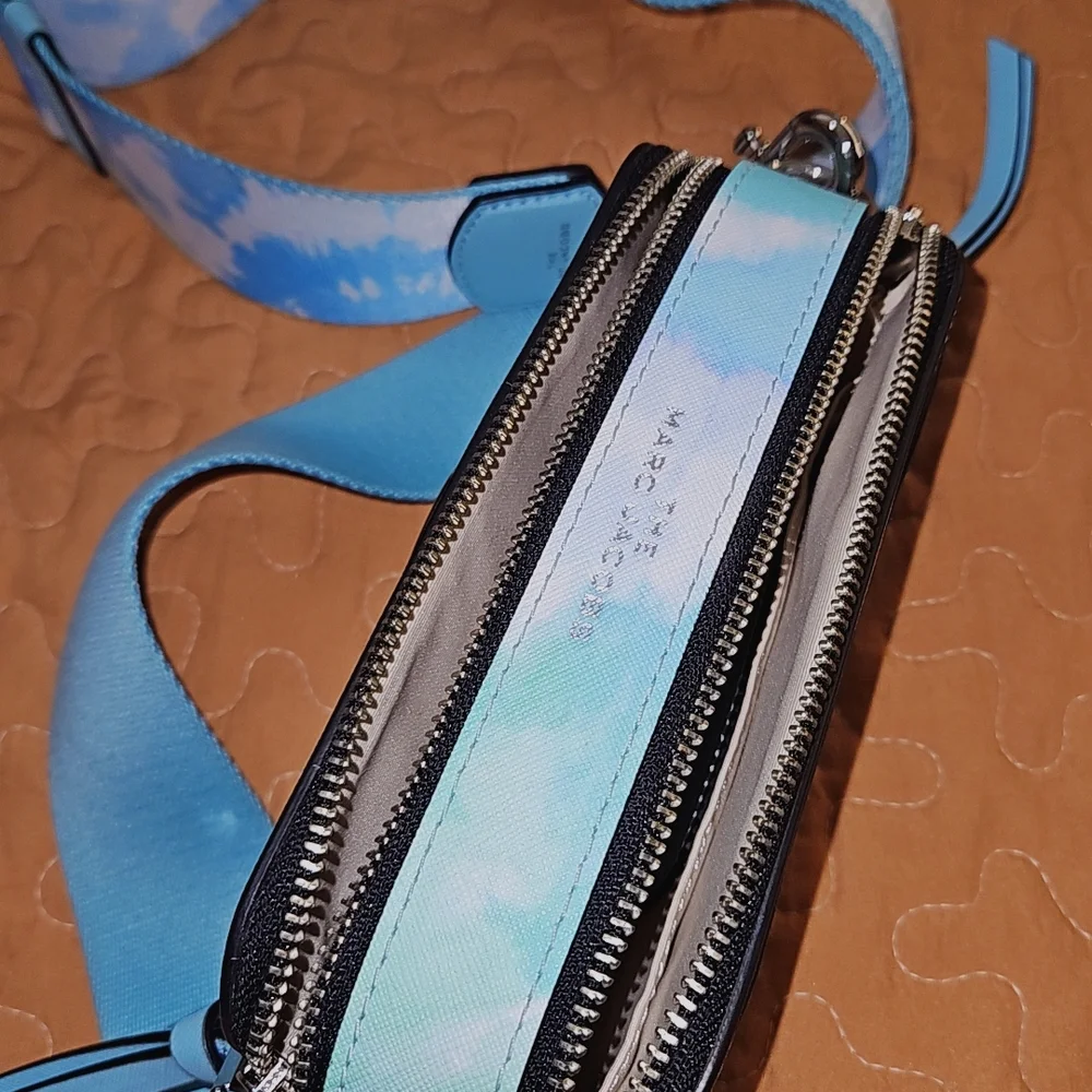Marc Jacobs Blue and Green Crossbody Bag - Picture 9 of 10